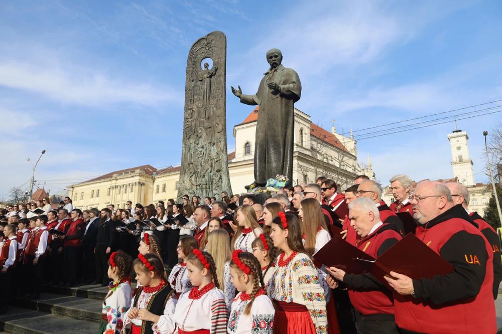 На Львівщині відзначили 211-ту річницю від дня народження Тараса Шевченка