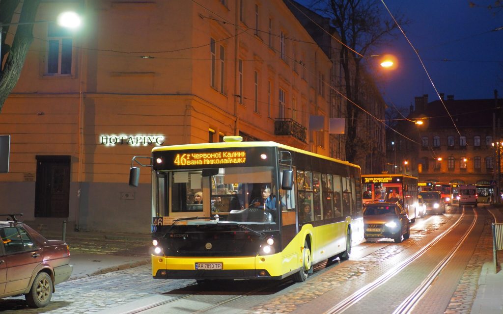 46 автобус Львів: розклад, маршрут і важлива інформація