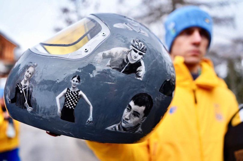 На шоломі пам’яті Гераскевича зображений жовківчанин Андрій Куценко