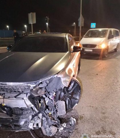 На 21-річного водія Mercedes склали адмінпротокол за дрифт та аварію у Сокільниках