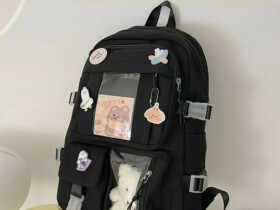 рюкзак для дівчинки з наліпками