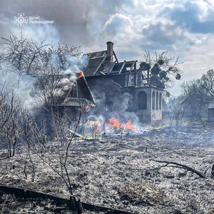 На Львівщині під час пожежі сухостою у дачному кооперативі загинув чоловік