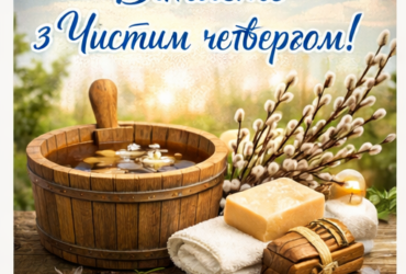 картинка привітання з чистим четвергом